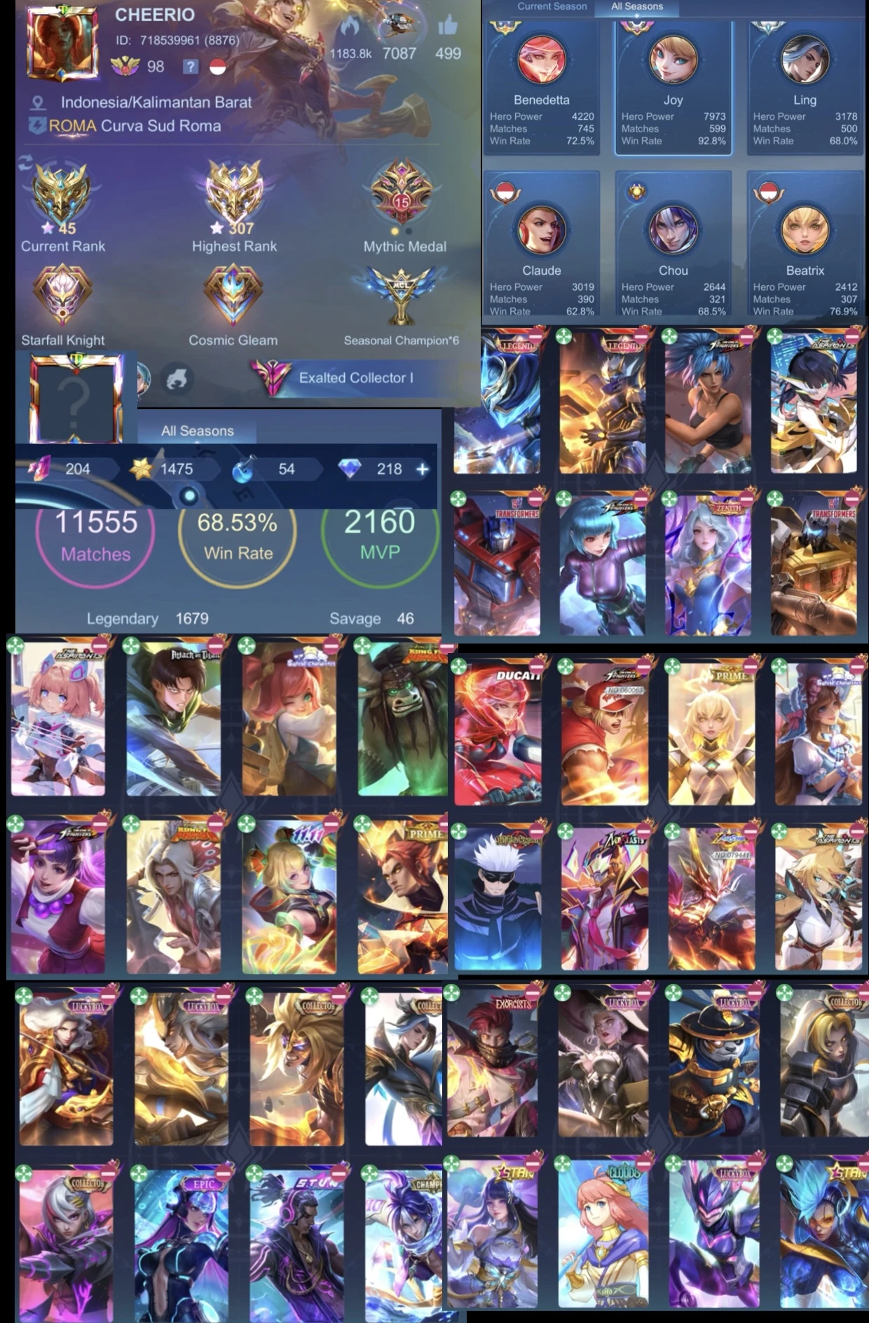Mobile Legends Account