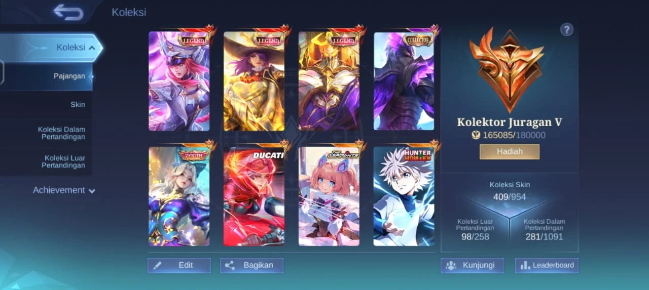 Account Mobile legends